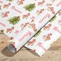 Personalised Rabbit Christmas Wrapping Paper Roll, thumbnail 6 of 7