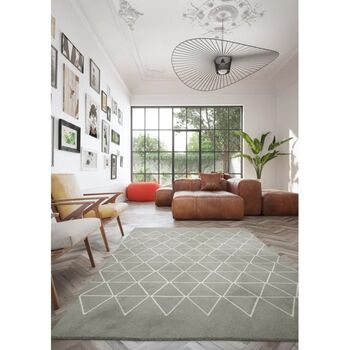 Nubar Geometric Shag Area Rug, 2 of 4
