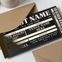 Personalised Concert Ticket Birthday Gift Voucher, thumbnail 5 of 9