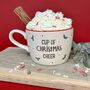 Cup Of Christmas Cheer Handmade Mug, thumbnail 1 of 3