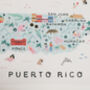 Puerto Rico Illustrated Map, thumbnail 2 of 4