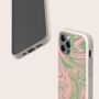 Green And Pink Marble Biodegradable Phone Case, thumbnail 6 of 8