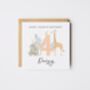 Personalised 1st Birthday Card Elephant And Giraffe *Age Options, thumbnail 4 of 5