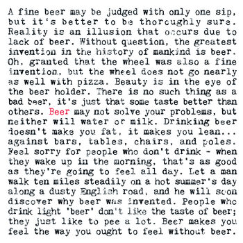 Funny Beer Quotes Card, 2 of 4