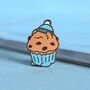 Muffin Enamel Pin, thumbnail 1 of 5