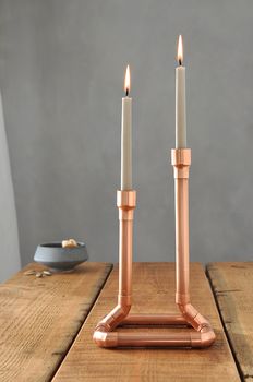 Industrial Copper Candle Holder, 4 of 4