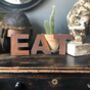 Rusty Metal Letters Personalised Decorations Signs, thumbnail 2 of 12