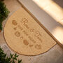 Personalised Pumpkin Half Moon Doormat, thumbnail 1 of 4
