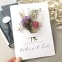 Thank You Dried Flowers Mother Of Bride And Groom Cards, thumbnail 1 of 4