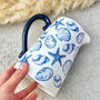 Blue Ceramic Jug With Seashell Design, thumbnail 5 of 5