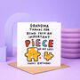 Grandma 'Important Piece' Birthday Card, thumbnail 2 of 2