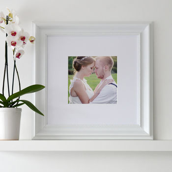 Bespoke White Picture Frame With Embellished Trim, 6 of 7