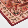 Folksy Fox Tales Peach Square Scarf, thumbnail 5 of 5