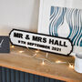Personalised Wedding Gift Name Wooden Roadsign, thumbnail 2 of 3