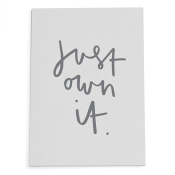 Just Own It A5 Notebook, 2 of 3