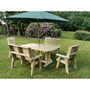 Ergo Six Seat Chairs, Benches And Table Set, thumbnail 2 of 4
