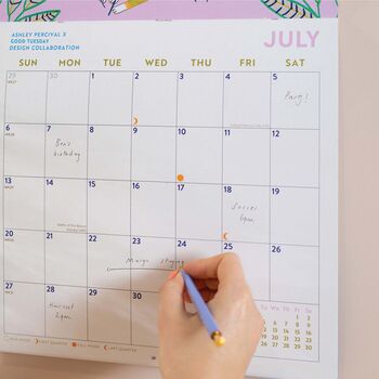 2026 Art Calendar | Folk Animals | Sunday Start, 2 of 5