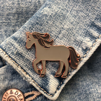 Horse Enamel Pin Badge, 3 of 4