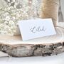 Personalised Calligraphy Wedding Place Name Card, thumbnail 5 of 7