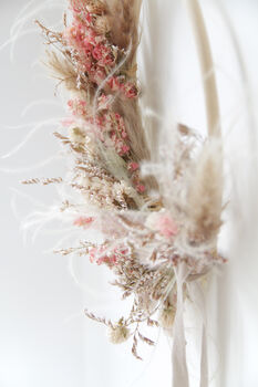 ‘British Summer’ Luxury Dried Flower Wreath, 4 of 4