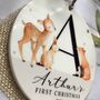 Personalised Baby's First Christmas Decoration, thumbnail 2 of 3