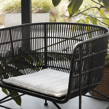 Cocoon Black Rattan Chair, 7 of 8