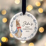 Baby's 1st Christmas Personalised Ceramic Decoration, thumbnail 1 of 5