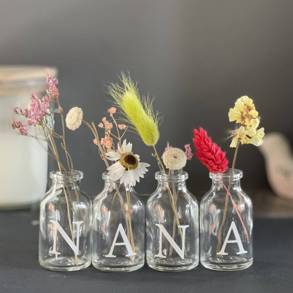 Personalised Mini Nana Bud Vase, 1 of 6