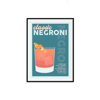 Negroni Cocktail Print, 8 of 9