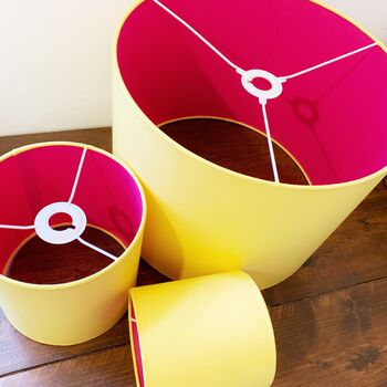 Bright And Bold Pendant Drum Lampshade, 9 of 11