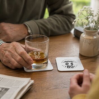 Personalised 80th Birthday Whisky Glass, 3 of 12