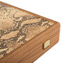 Manopoulos Snake Tote 19'x12' Backgammon Set, thumbnail 4 of 12