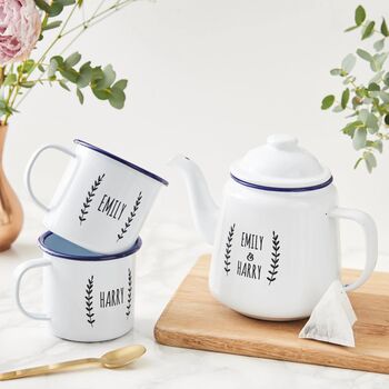 Personalised Enamel Teapot, 3 of 3