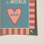 How Wonderful Life Is Nursery Print New Baby Gift, thumbnail 5 of 7