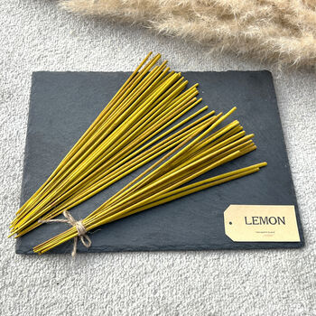 Fresh Lemon Scent Incense Sticks Hand Rolled, 3 of 7