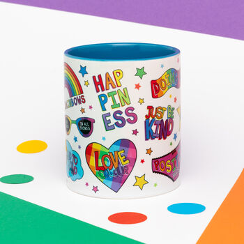 Rainbow Positivity Mug, 2 of 3
