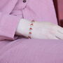 Sterling Silver Rudraksha Hindu Unsex Bracelet, thumbnail 2 of 6