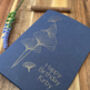 Personalised Ginkgo Leaf Gold Foil Botanical Card, thumbnail 6 of 8