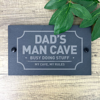 Personalised Any Message Slate Wall Sign 25 X 15cm, 9 of 9