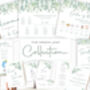 Wedding Welcome Sign Green Leaf, thumbnail 4 of 6