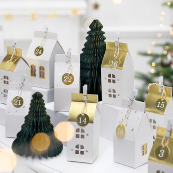Christmas White House Advent Calendar Boxes, 6 of 6