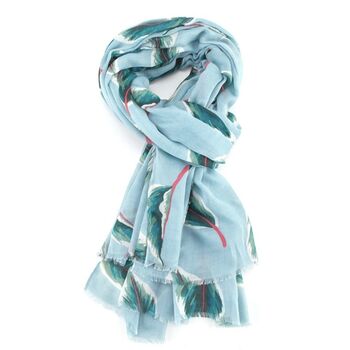 Large Tropical Leaf Scarf, 2 of 6