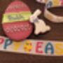 Easter Egg Cookie Card With Bunny, thumbnail 2 of 4