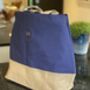 Jute And Canvas Tote Bag With Personalisation, thumbnail 6 of 7