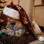 Red Sequined Oversized Santa Hat, thumbnail 3 of 12