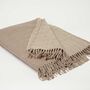 Personalised Linen And Merino Reversible Throws, thumbnail 3 of 7