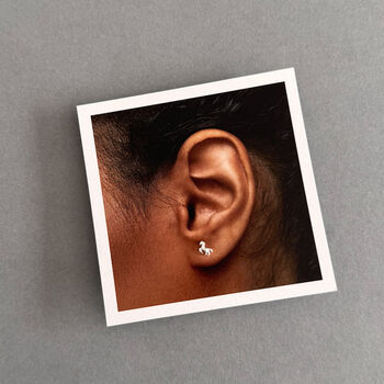 Keep Going Sterling Silver Horse Earrings, 8 of 8