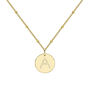 Gold Vermeil Alphabet Pendant Necklace, thumbnail 2 of 6