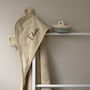 Personalised Hooded Towel In Natural Beige, thumbnail 2 of 7
