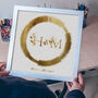 Personalised Couples Favourite Song Sound Wave Print, thumbnail 9 of 10